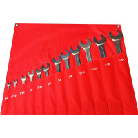 Набор ключей дюймовых комбинированных 12 предметов 1/4-1.1/4'' NKK012