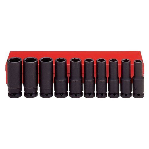 Набор удлиненных ударных головок 1/2" (10-24 мм) 10 предметов A5614
