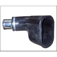 Filcar BGA-100 - Овальная резиновая насадка для двойной выхлопной трубы под шланг 100 мм